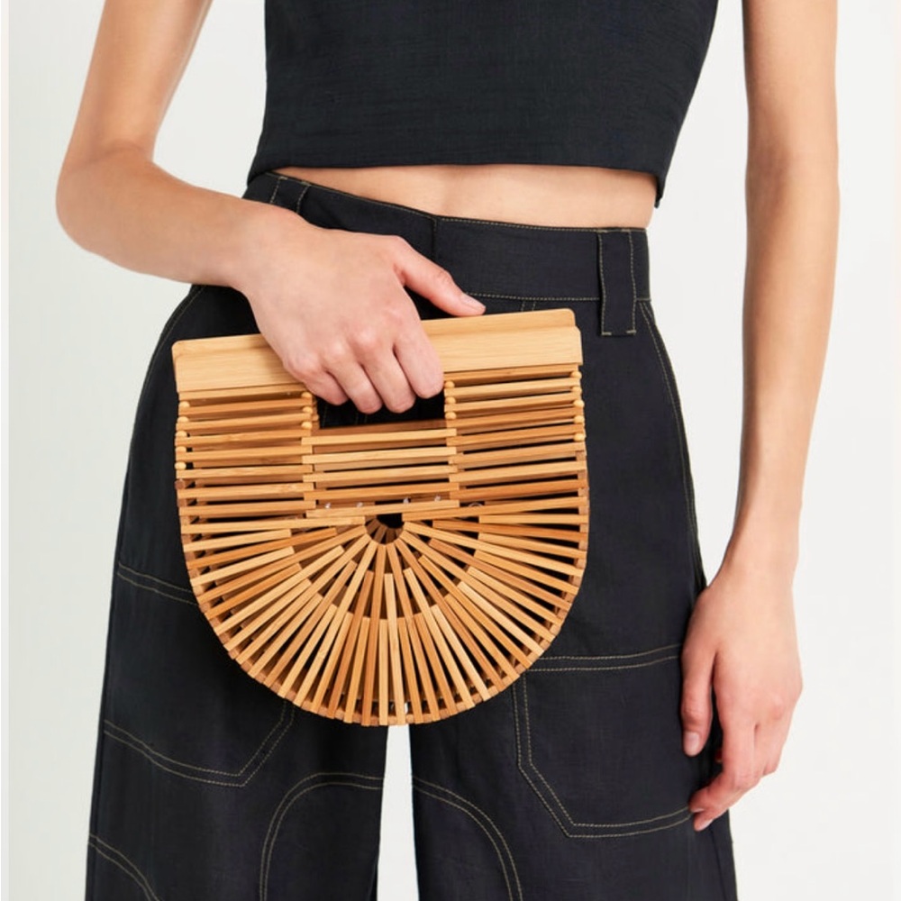 Bamboo handbag Cult Gaia's Ark style - Picture 6 of 7